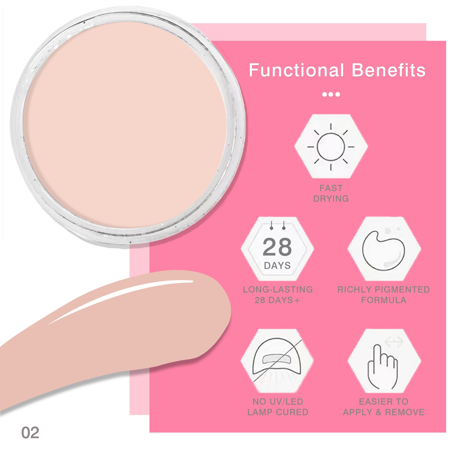 Imayhoo Ultra-Smooth Clear Professional Acrylic Powder (30g/1.05oz)