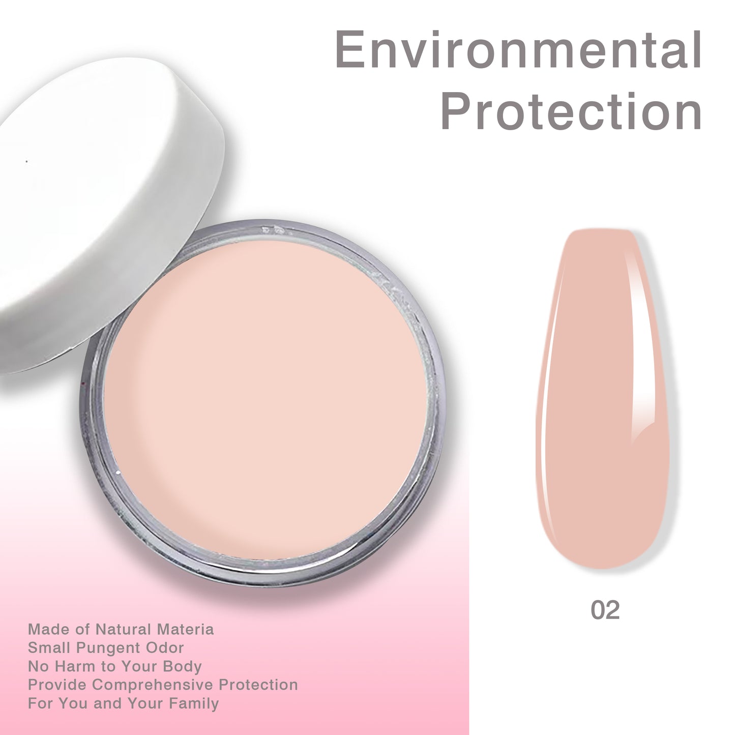 Imayhoo Ultra-Smooth Clear Professional Acrylic Powder (30g/1.05oz)