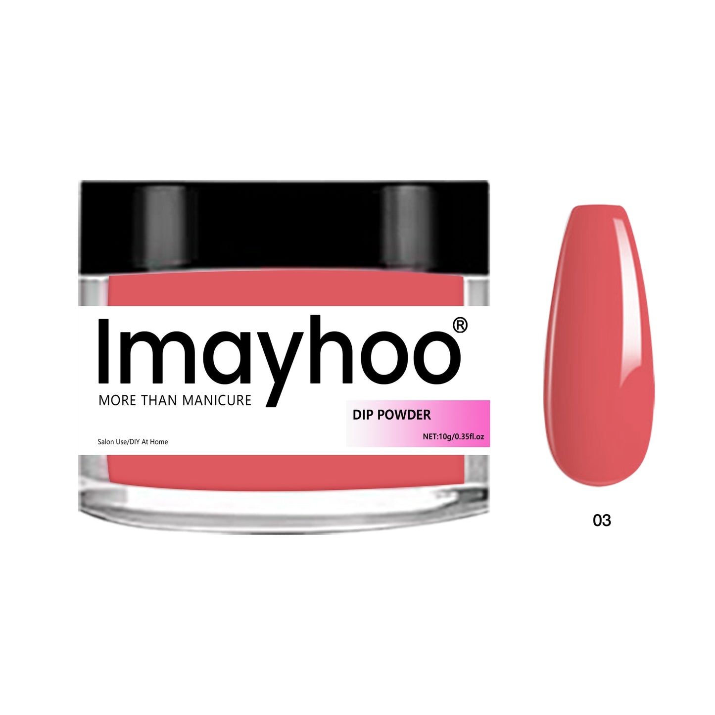Imayhoo Kissed Coral Dipping Powder(10g/0.35fl.oz)