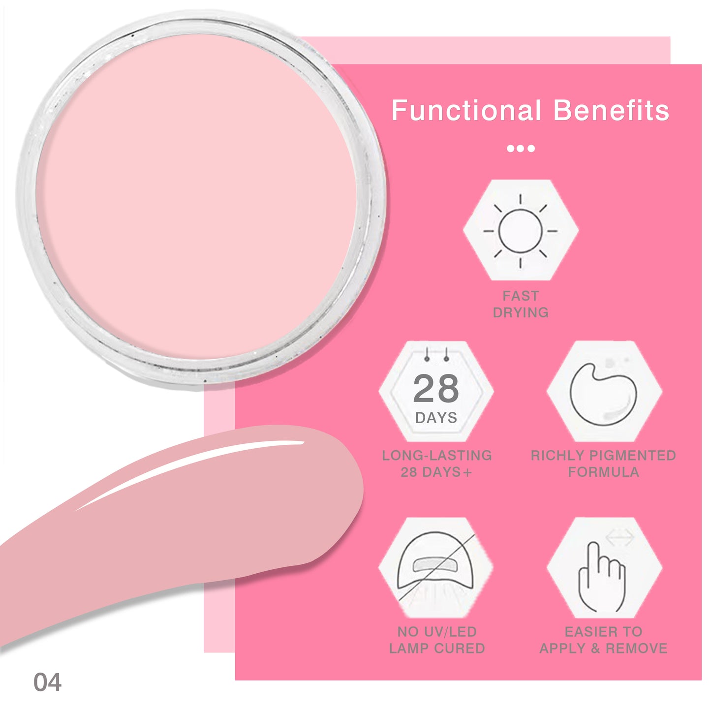 Imayhoo Ultra-Smooth Coral Blush Professional Acrylic Powder (30g/1.05oz)