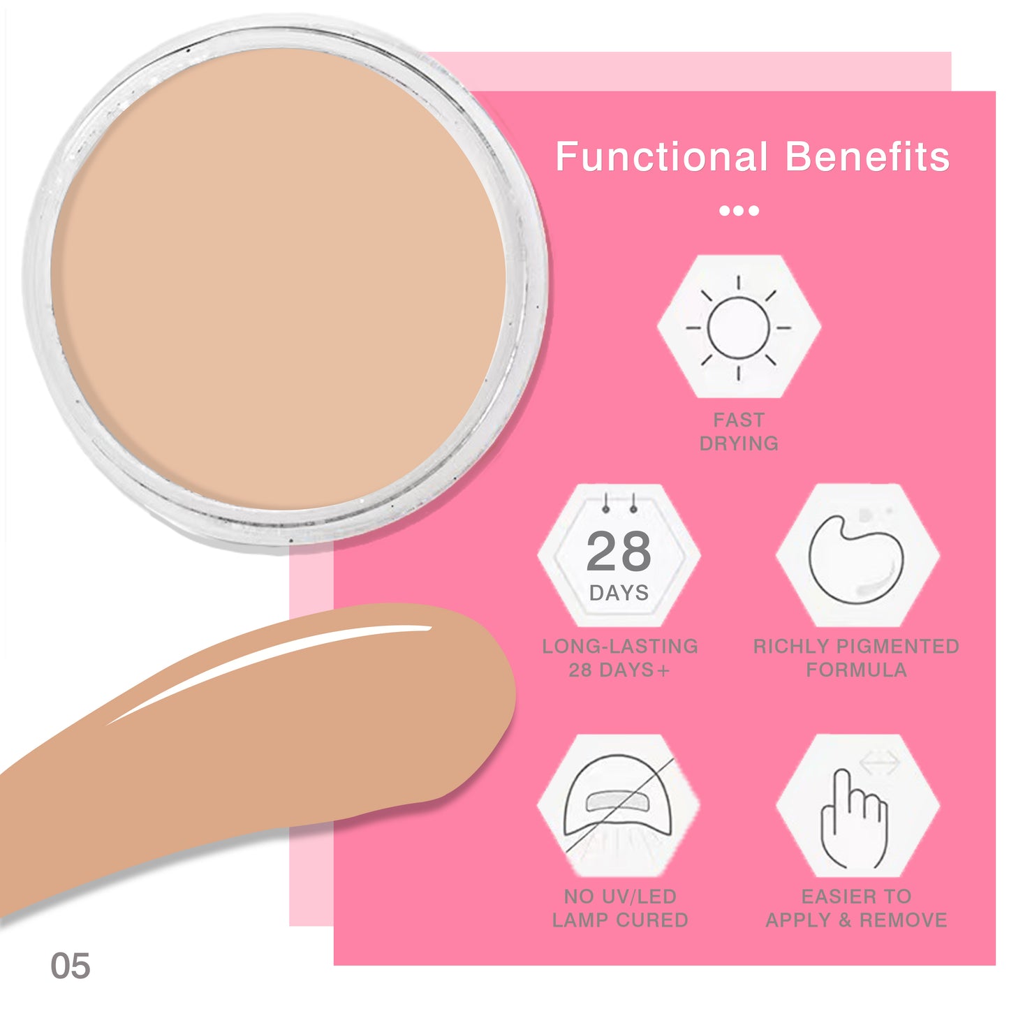 Imayhoo Ultra-Smooth Colour Professional Acrylic Powder (30g/1.05oz)