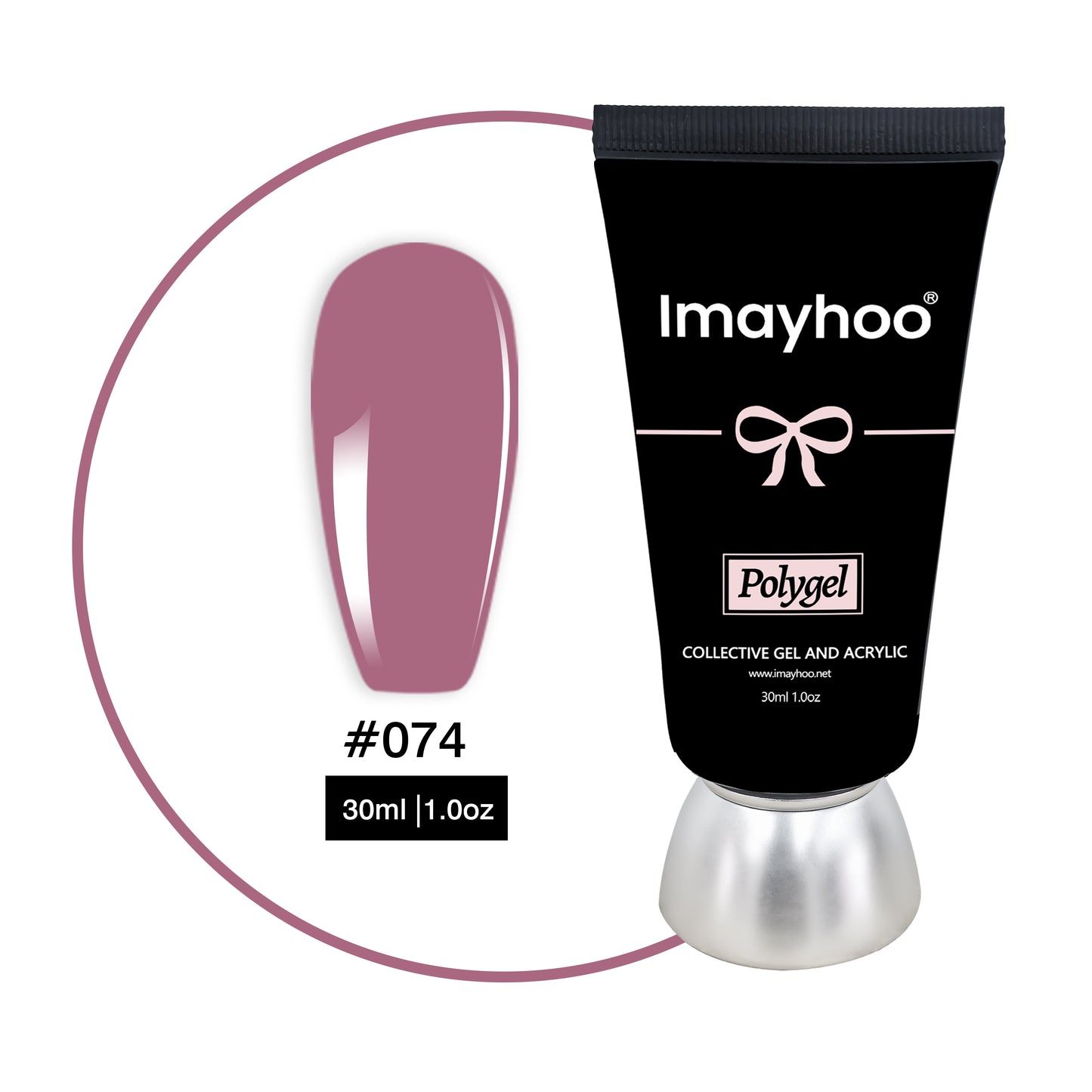 Imayhoo Poly Gel Rose Purple(30ml/1.0oz)