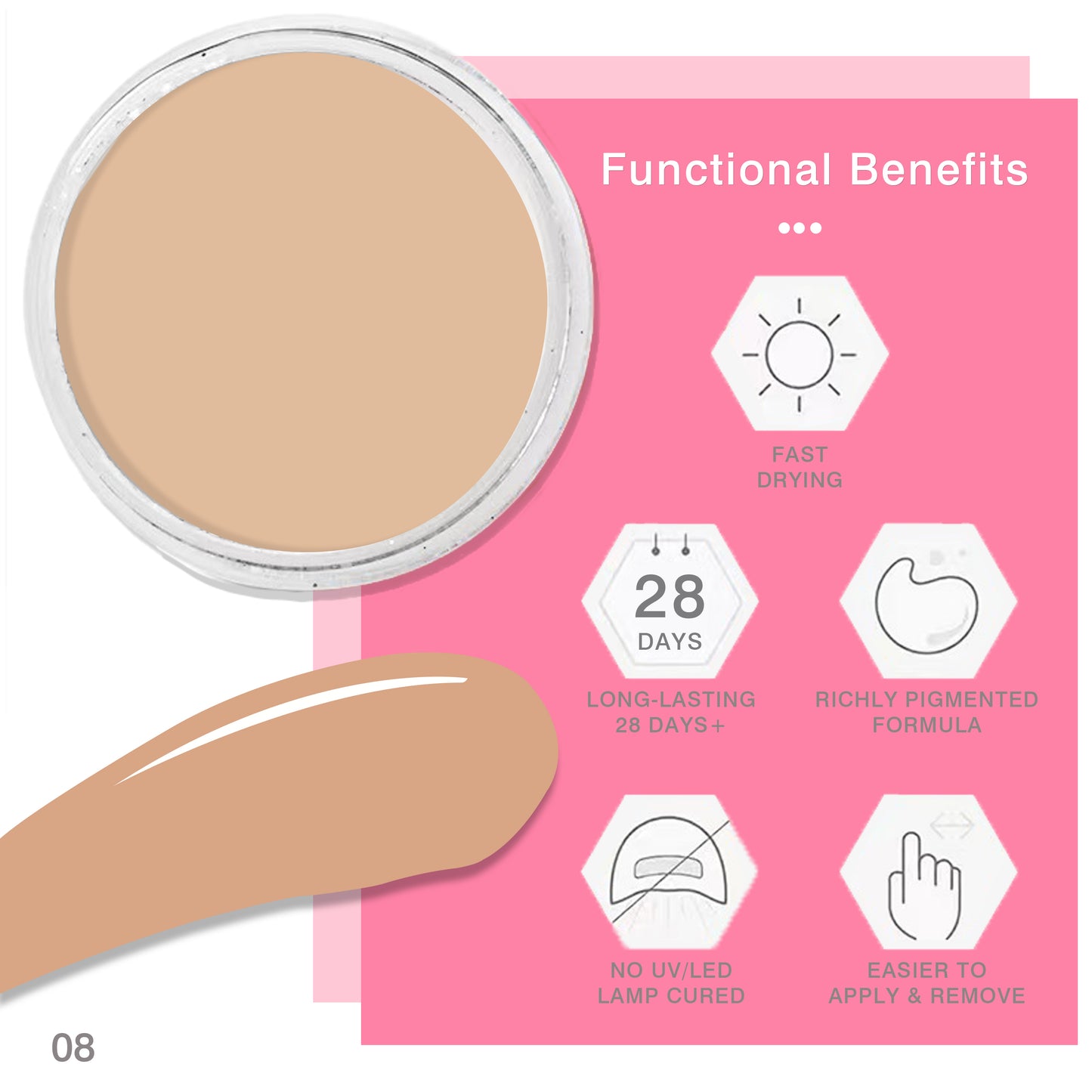 Imayhoo Ultra-Smooth Dark Skin Professional Acrylic Powder (30g/1.05oz)