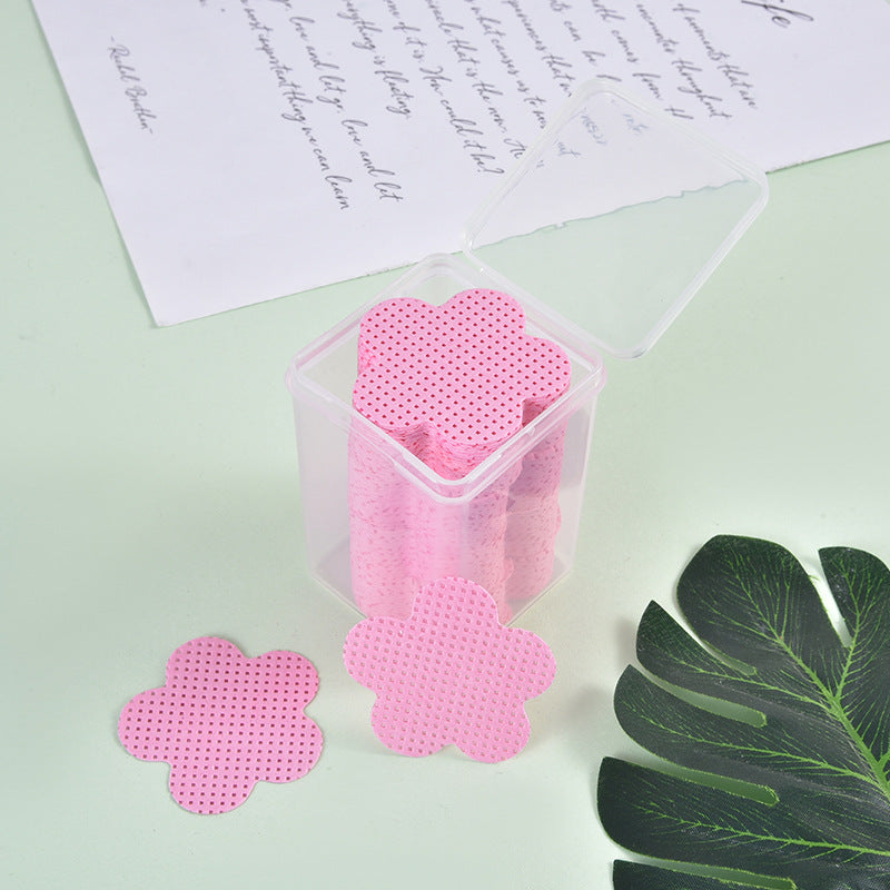 200PCS Nail Polish Remover Cotton Pad Butterfly Flower Shape Lint Free Nail Wipes