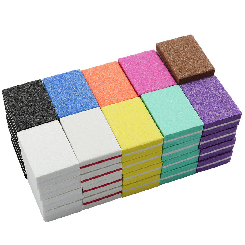 50PCS Mini Buffer Block Nail File