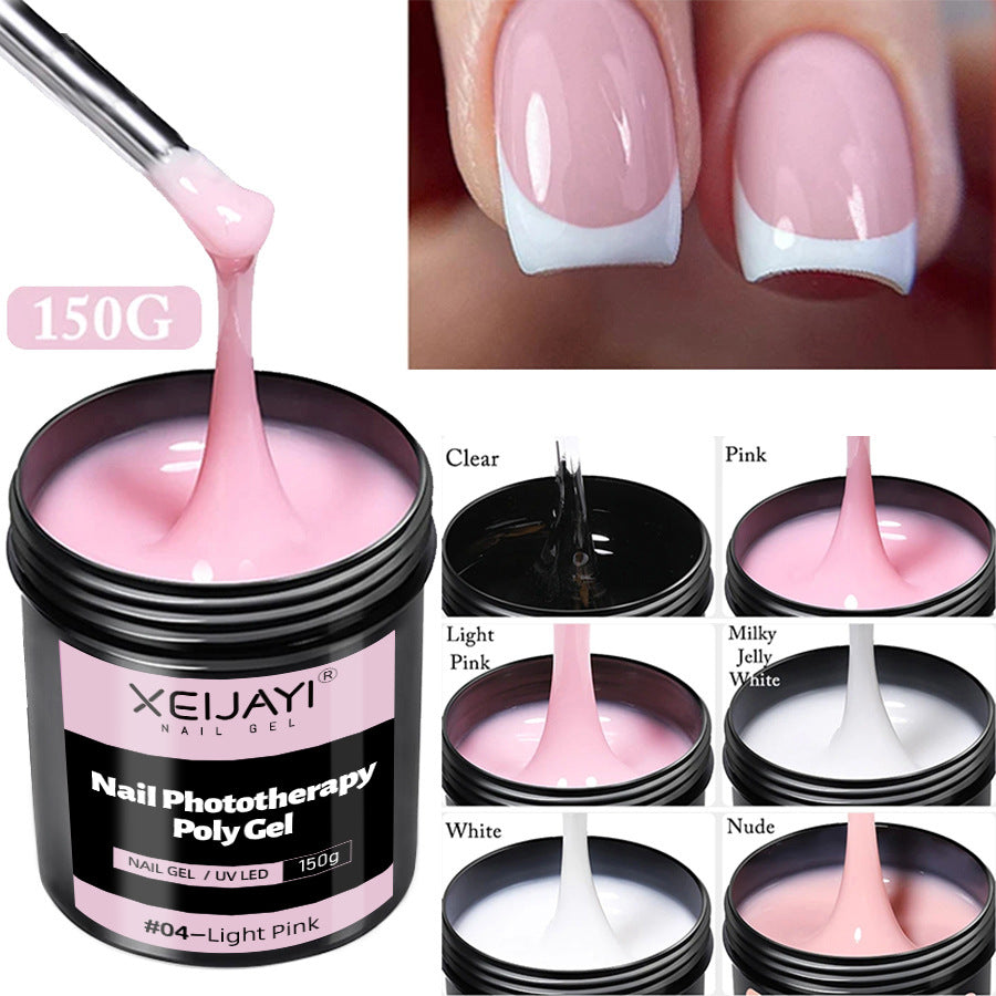 XEIJAYI 18 Colors Large Capacity Nail Phototherapy Poly Gel 150g