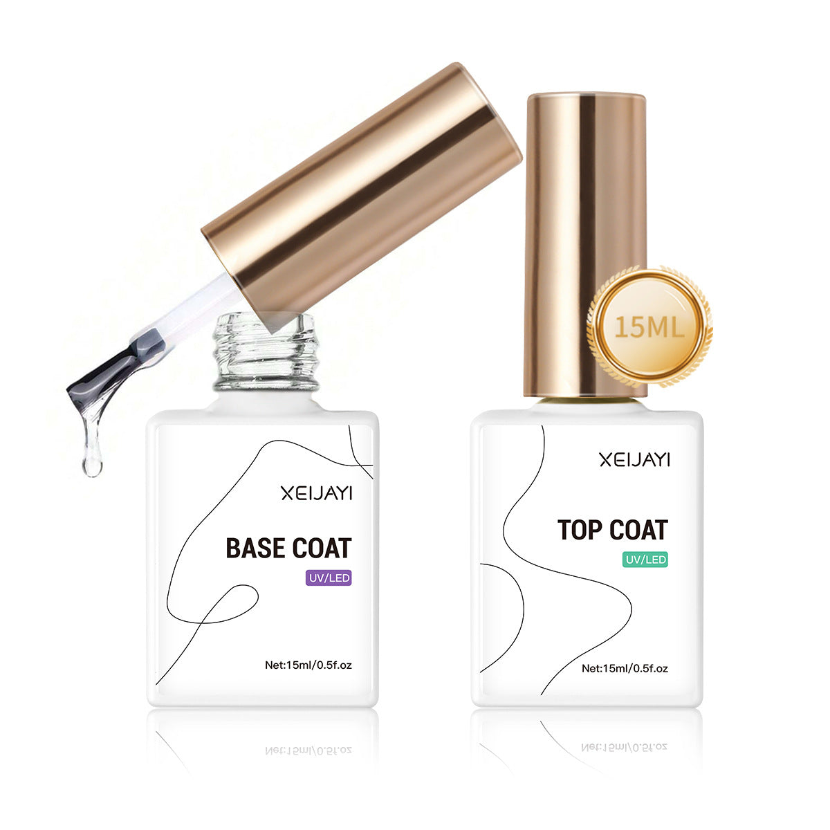 2pcs Base Coat and Top Coat Set