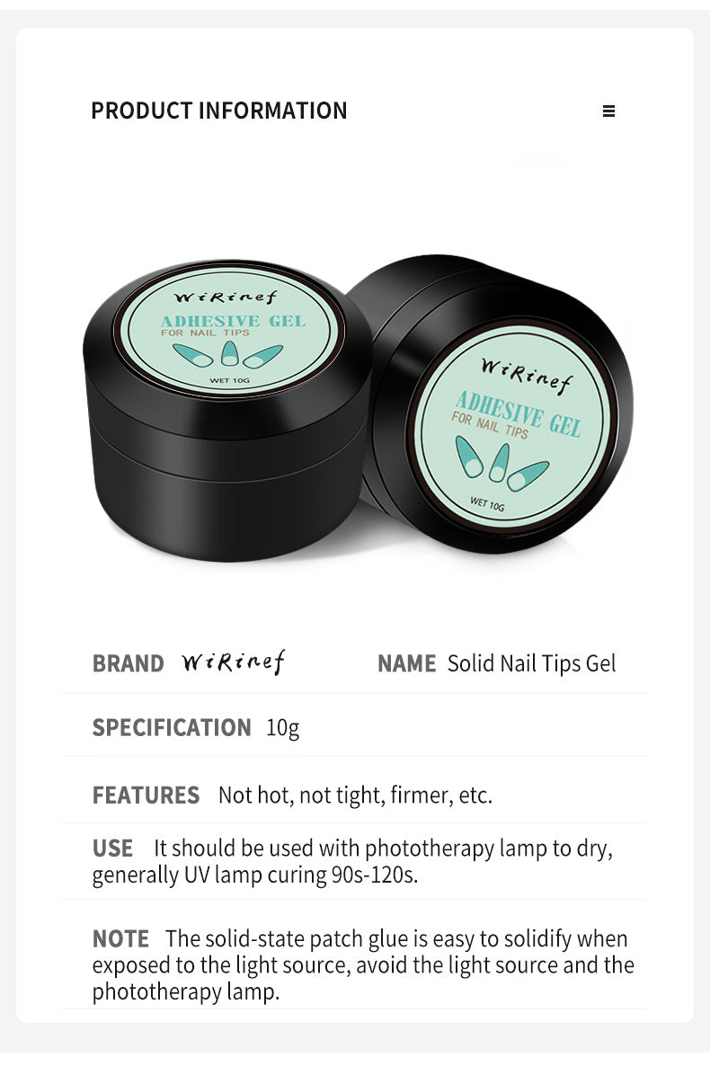 10G Solid Nail Glue Gel for Press On Nails