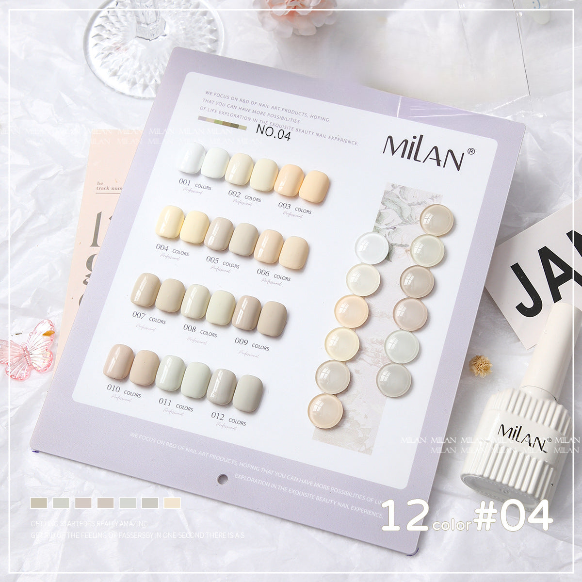 12 Colors Gel Polish Kit 15ml/pcs (with Display Board)