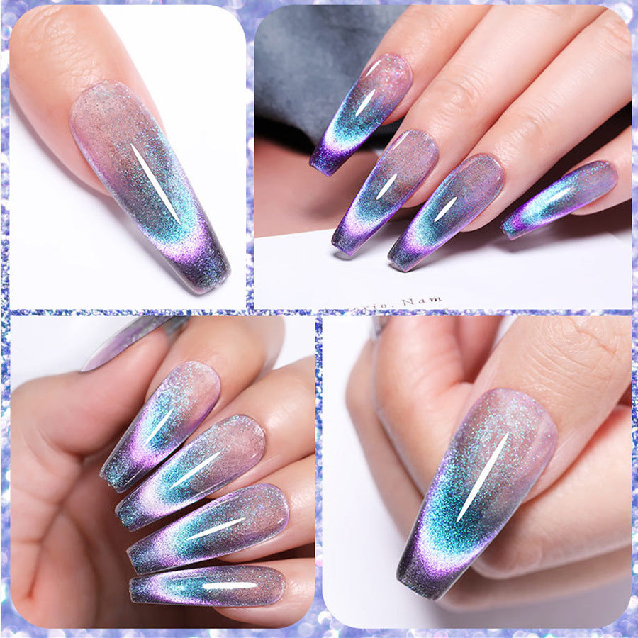XEIJAYI 8 Colors Cat's Eye Gel Nail Polish Kit