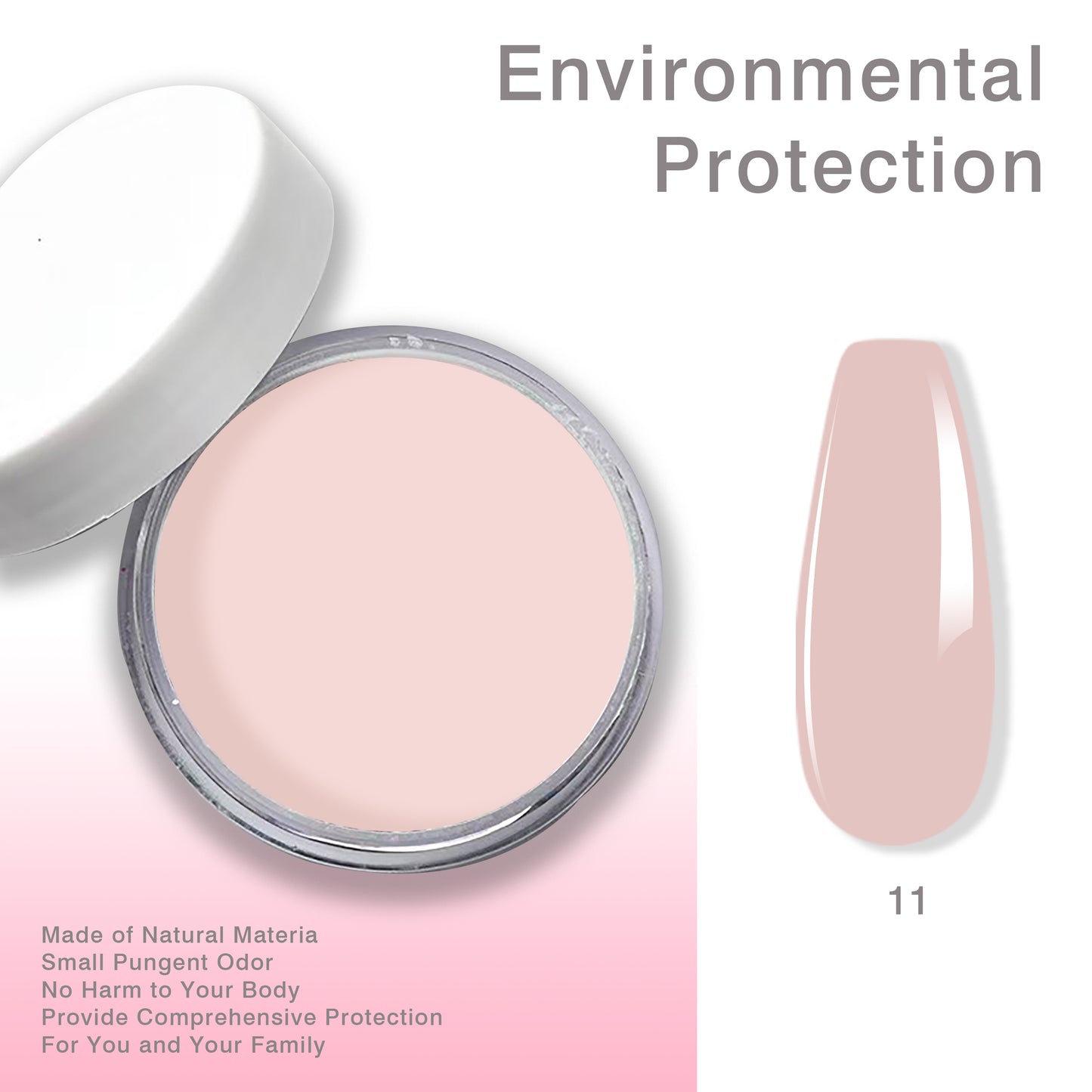 Imayhoo Ultra-Smooth Rosewater Professional Acrylic Powder (30g/1.05oz)