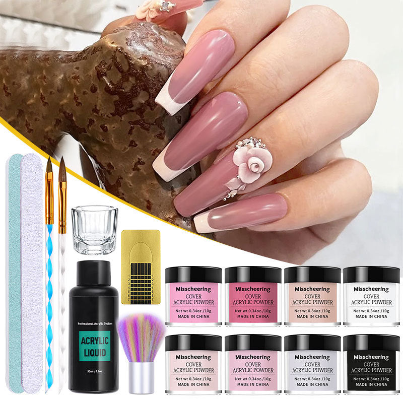 Misscheering Acrylic Powder Kit 8 Colors*10g/pcs