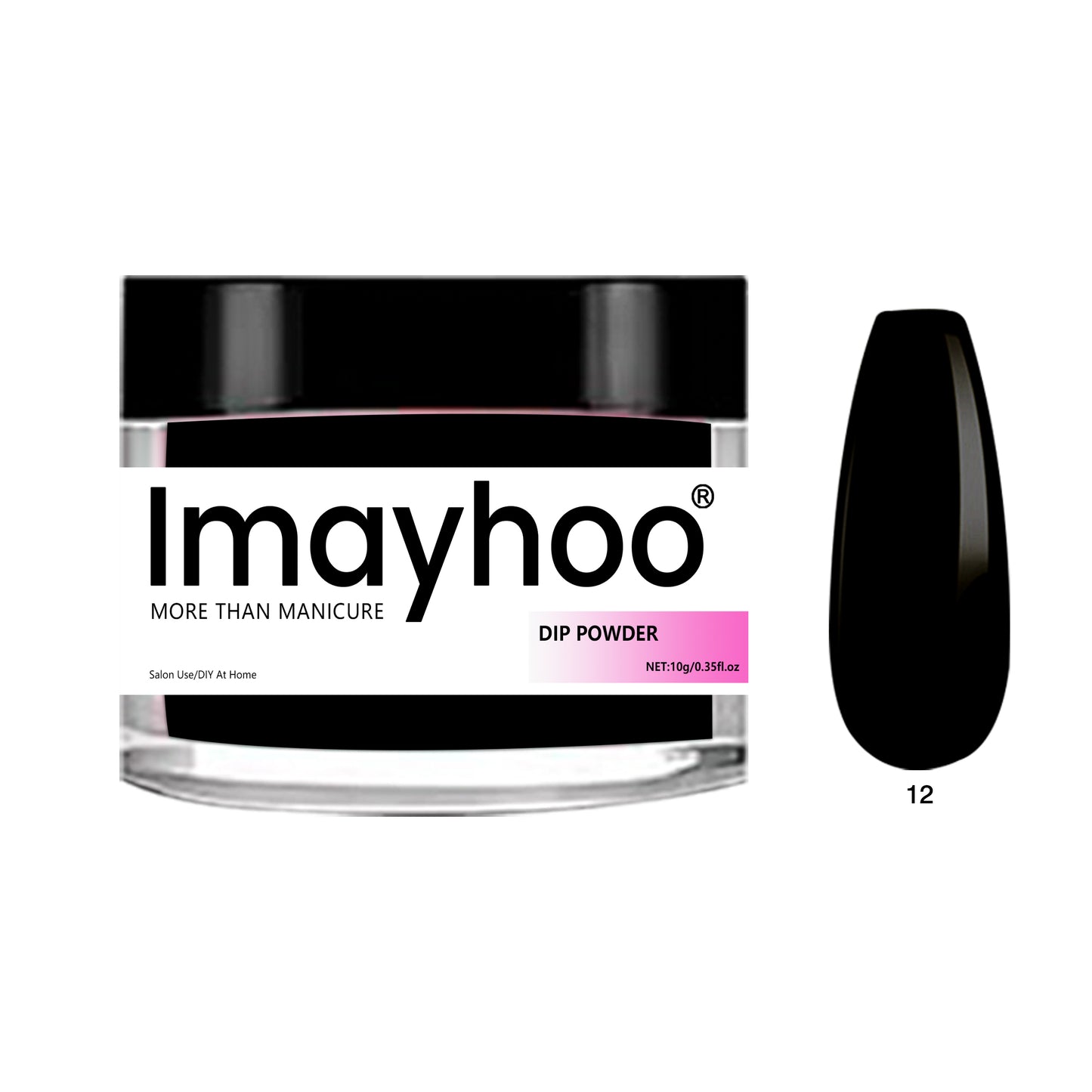 Imayhoo Black Dipping Powder(10g/0.35fl.oz)