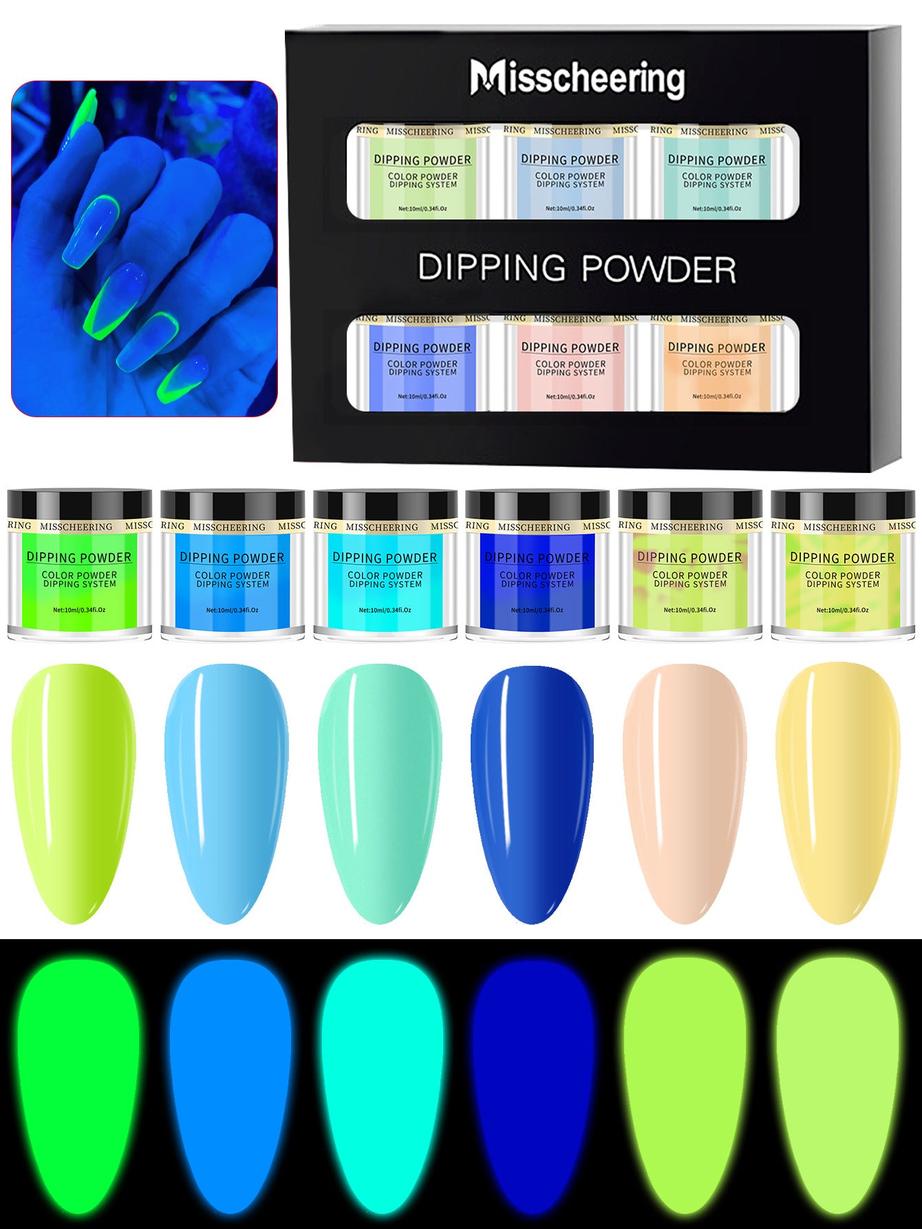 Misscheering Dipping Powder Kit
