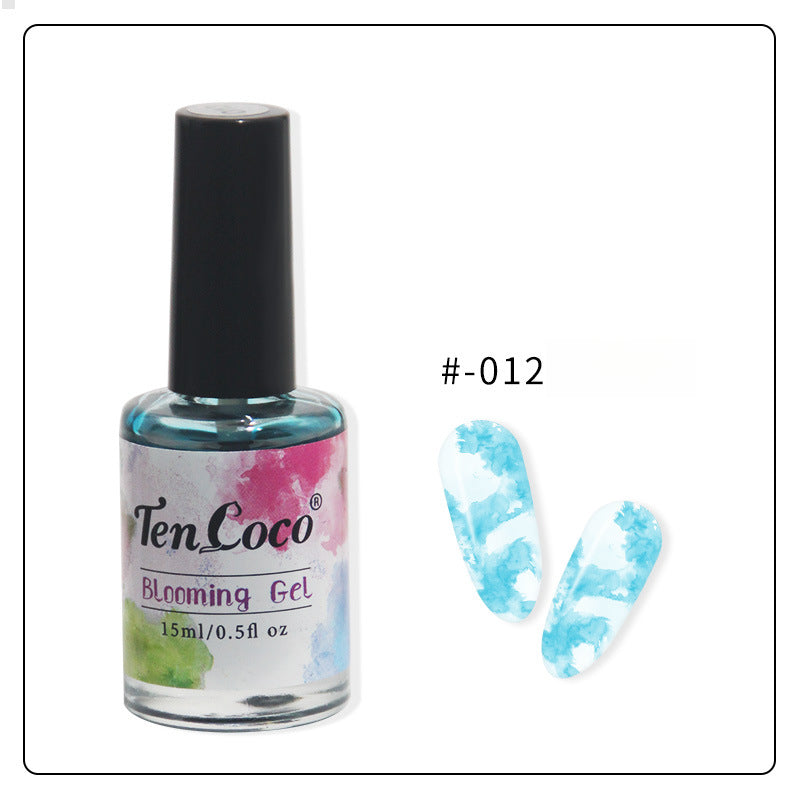 10 Colors Nail Blooming Gel 15ml/0.5oz