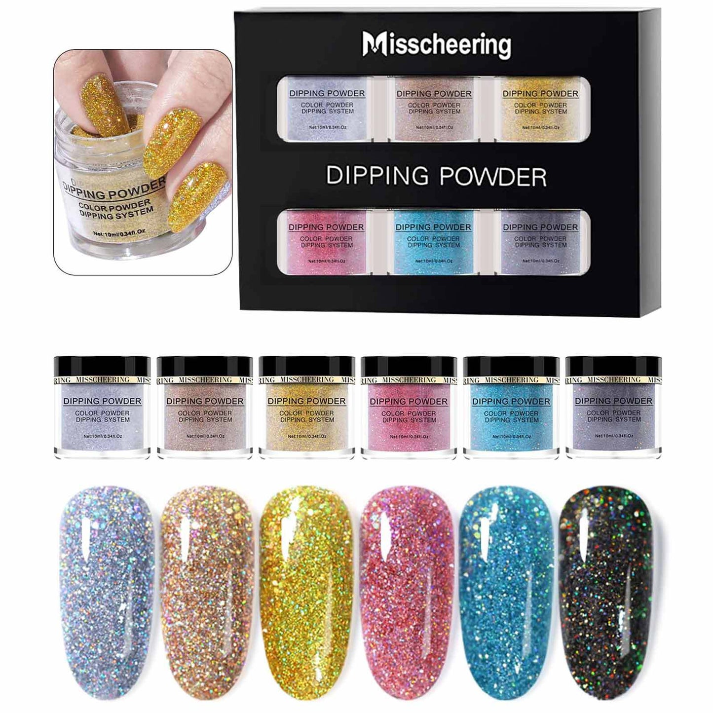 Misscheering Dipping Powder Kit