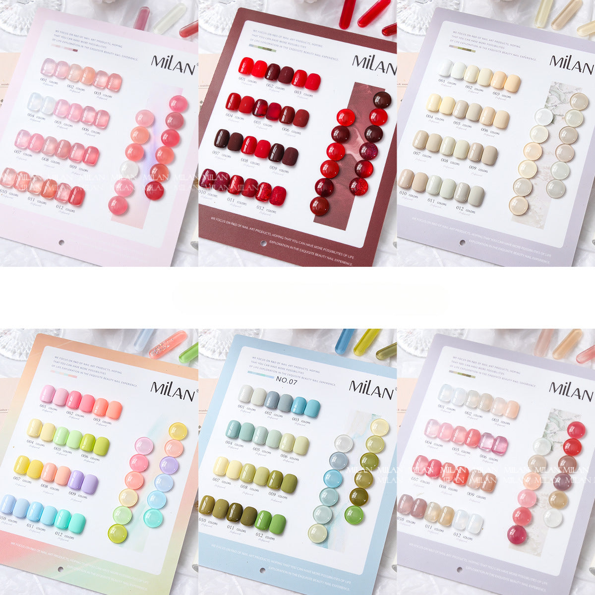 12 Colors Gel Polish Kit 15ml/pcs (with Display Board)