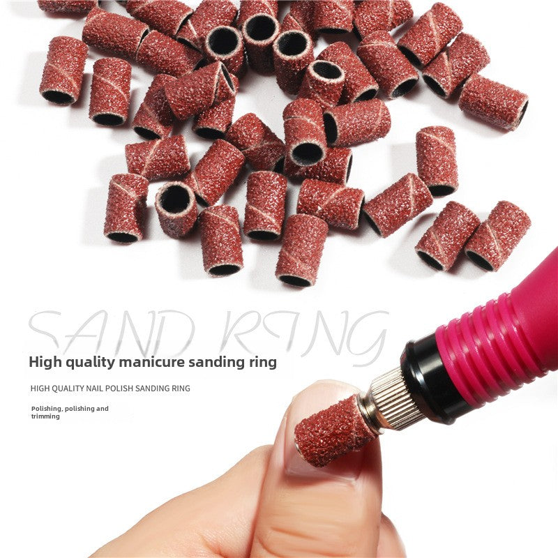50/ 100PCS Sanding Bands for Electric Nail Drill 80#120#180#240#