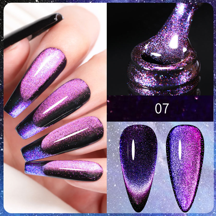 XEIJAYI 8 Colors Cat's Eye Gel Nail Polish Kit