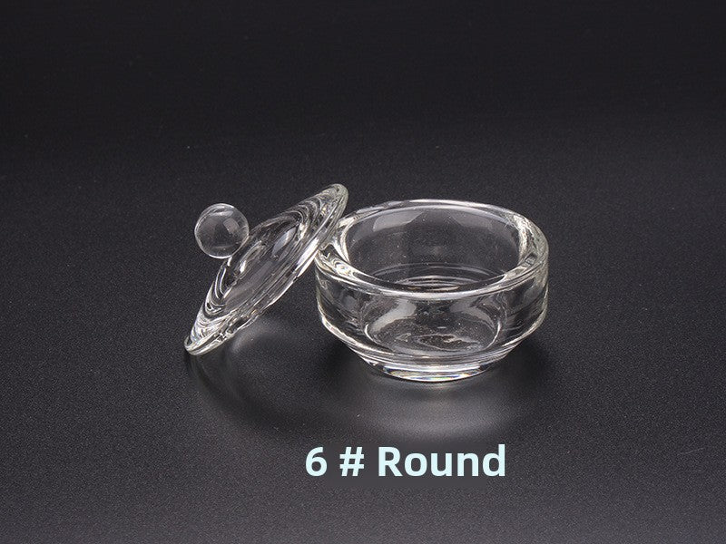 Multi-shaped Nail Art Acrylic Liquid Power Dappen Dish with Lid