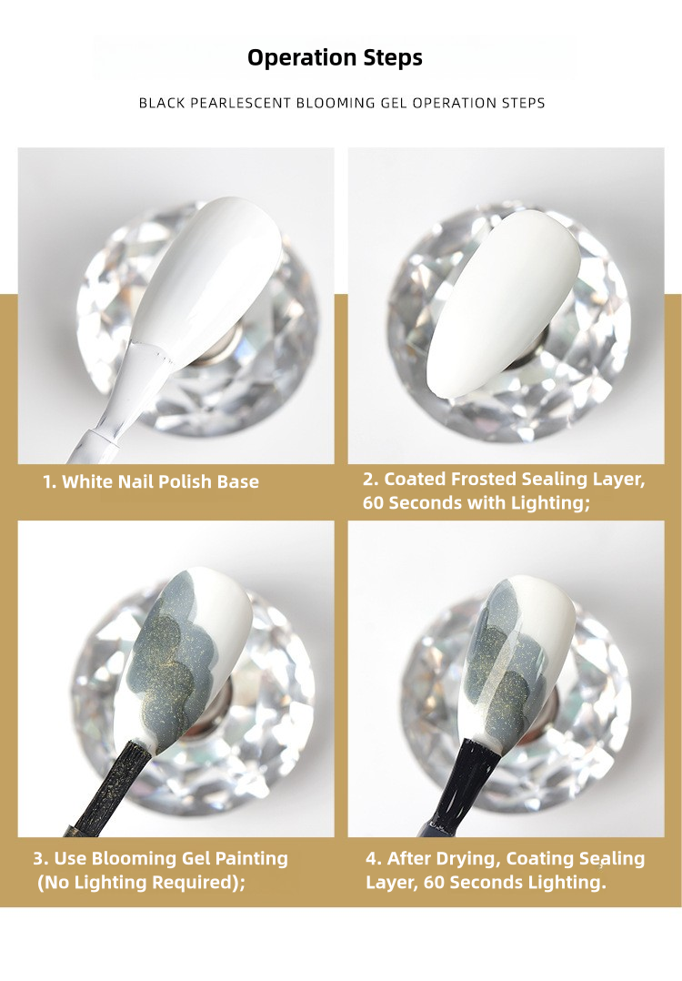 Metal Nail Blooming Gel Air Dry 15ml/0.5oz