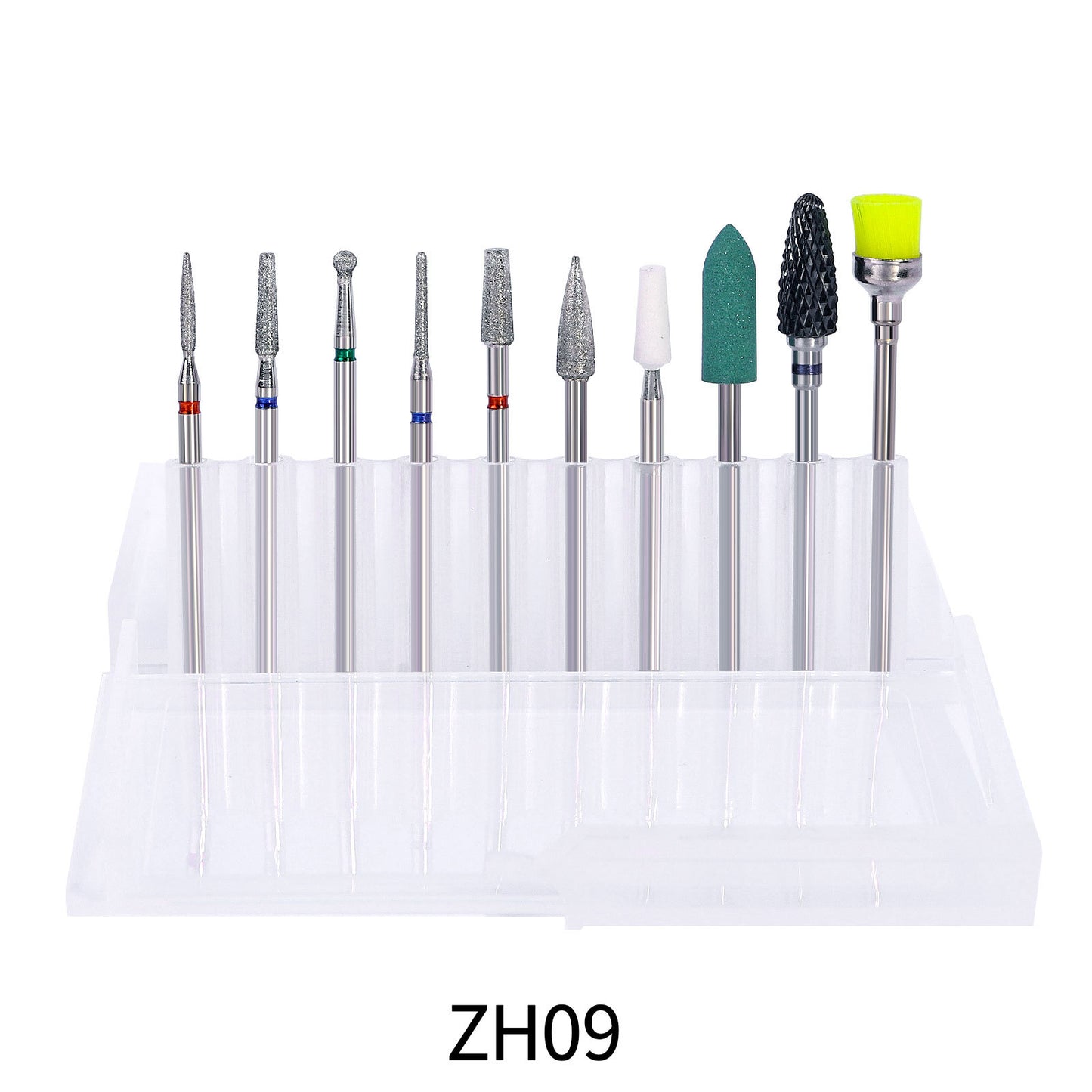 Nail Drill Bits Complete Set 10pcs