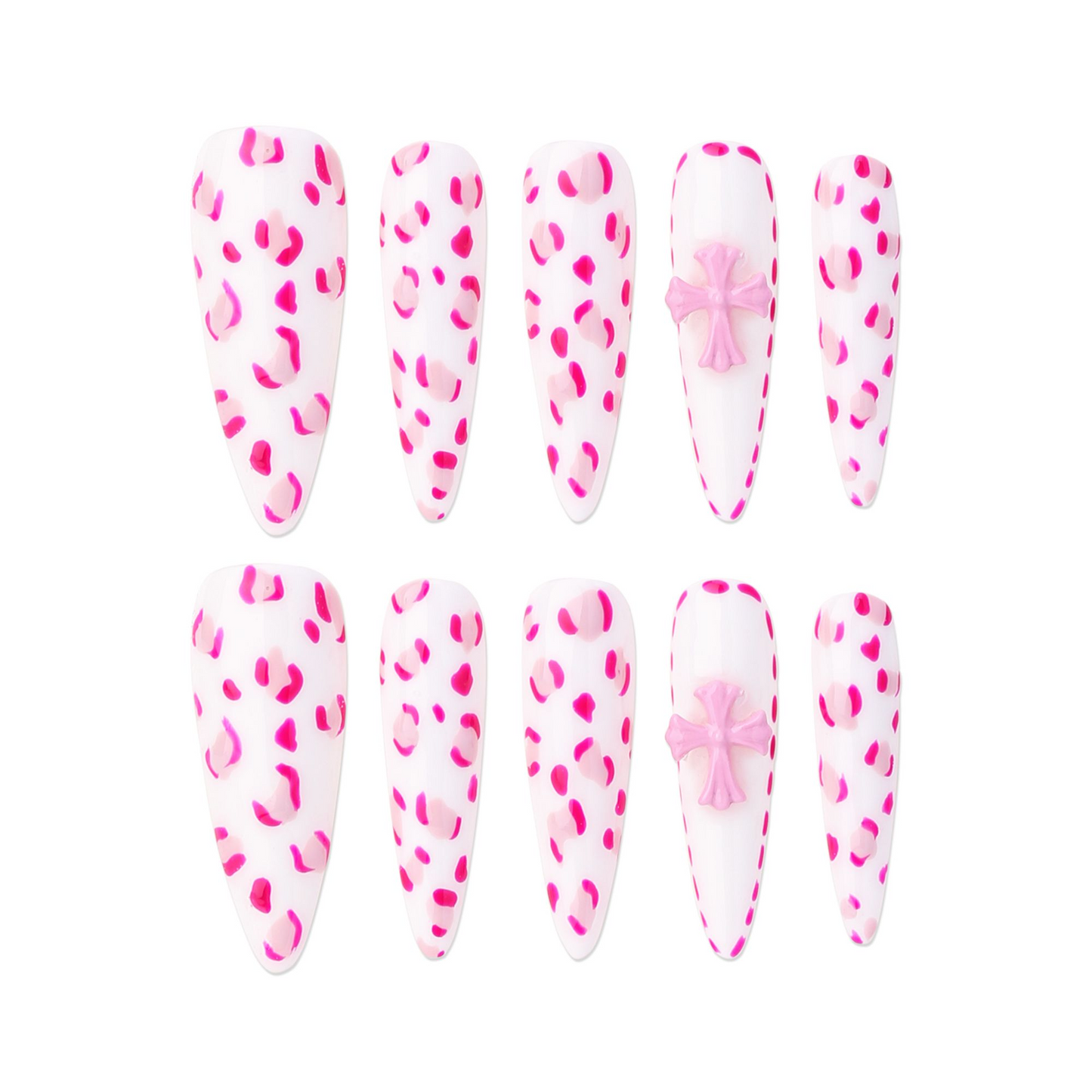 Stiletto-Piebald-Cute (10pcs) OM30XX013