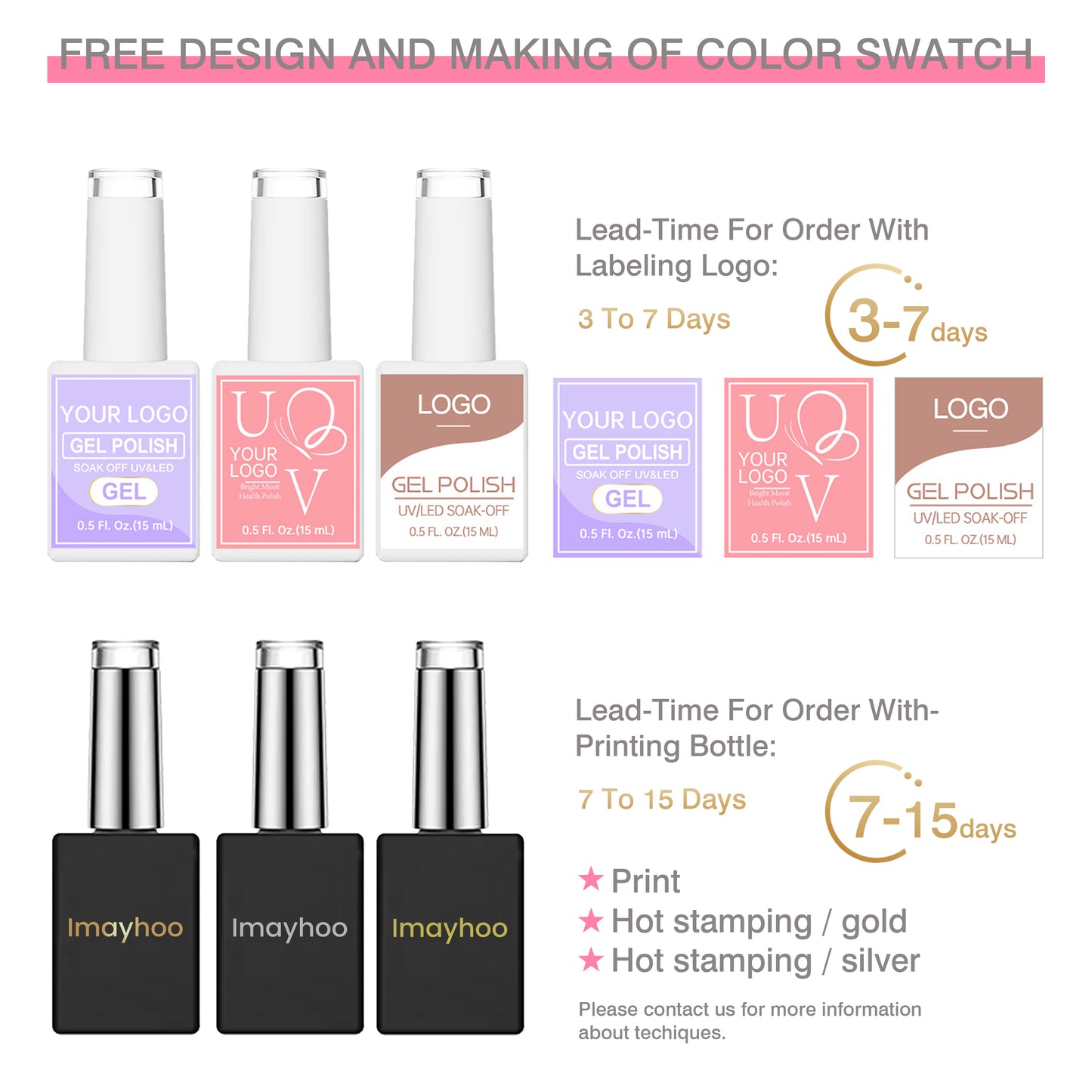Customized Gel Nail Polish OEM/ODM