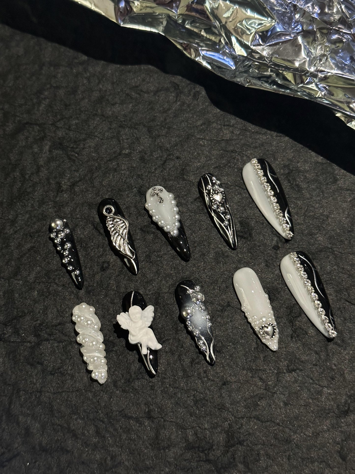 Stiletto-Long Nail-Luxurious (10pcs) OMGXX39002