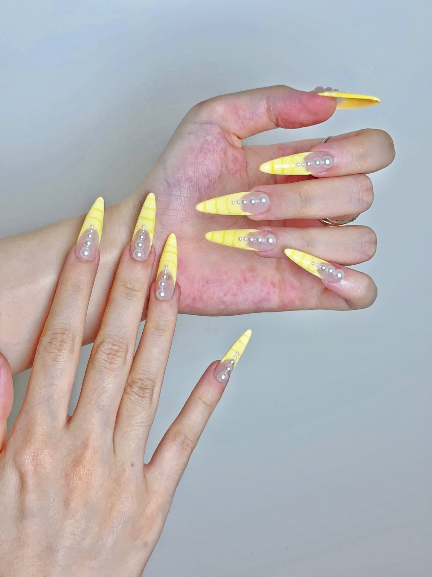 Stiletto-French Nail-Ombre (10pcs) OM30XX018