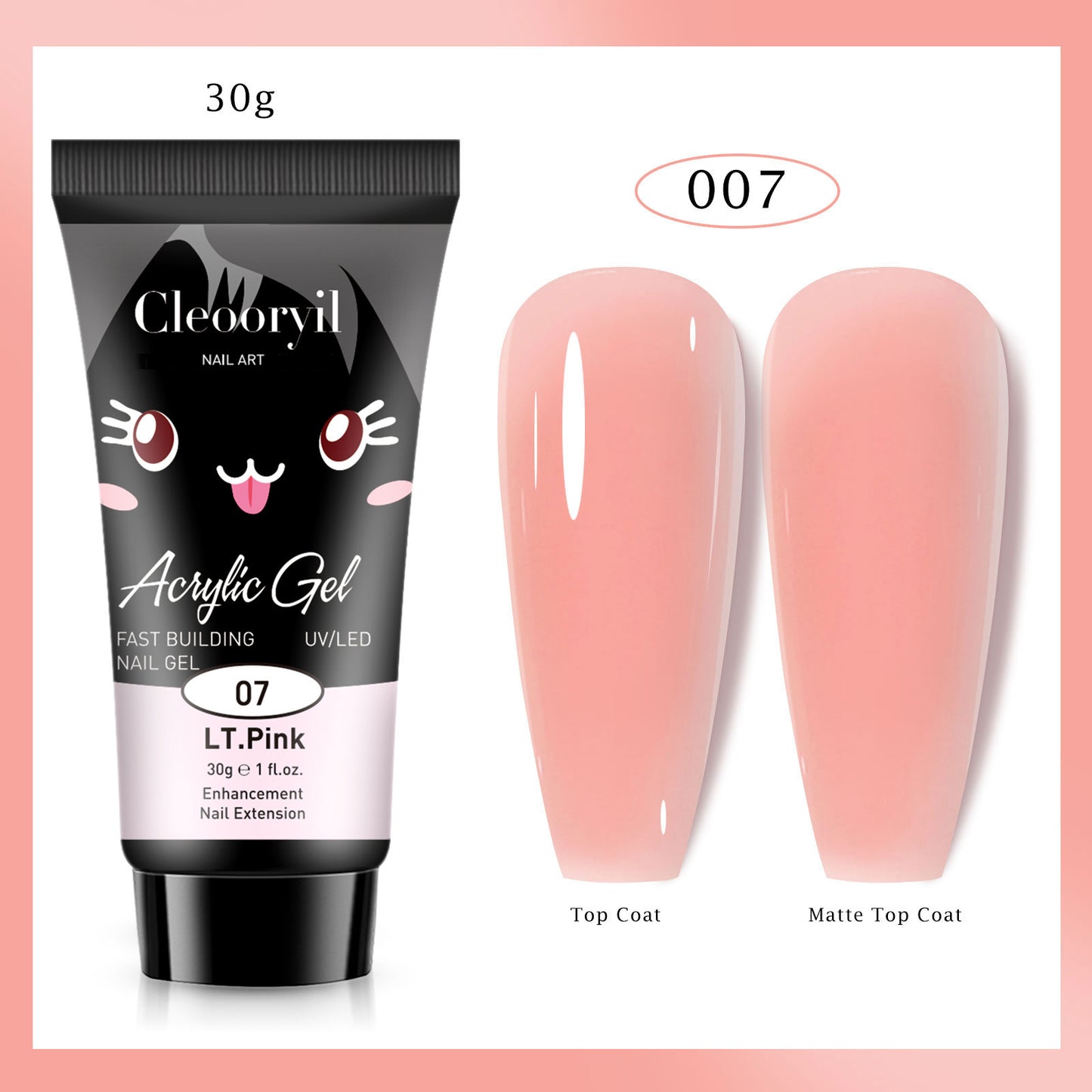 12 Colors Nail Extension Gel Kit