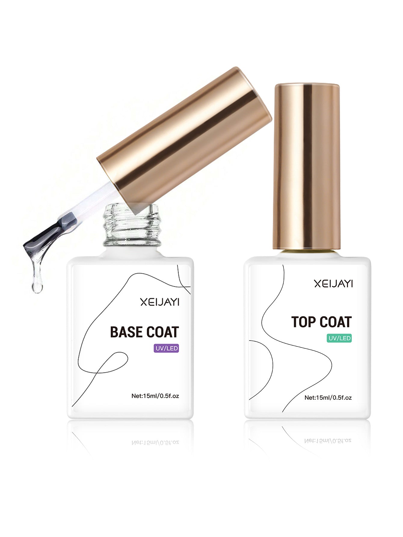 2pcs Base Coat and Top Coat Set