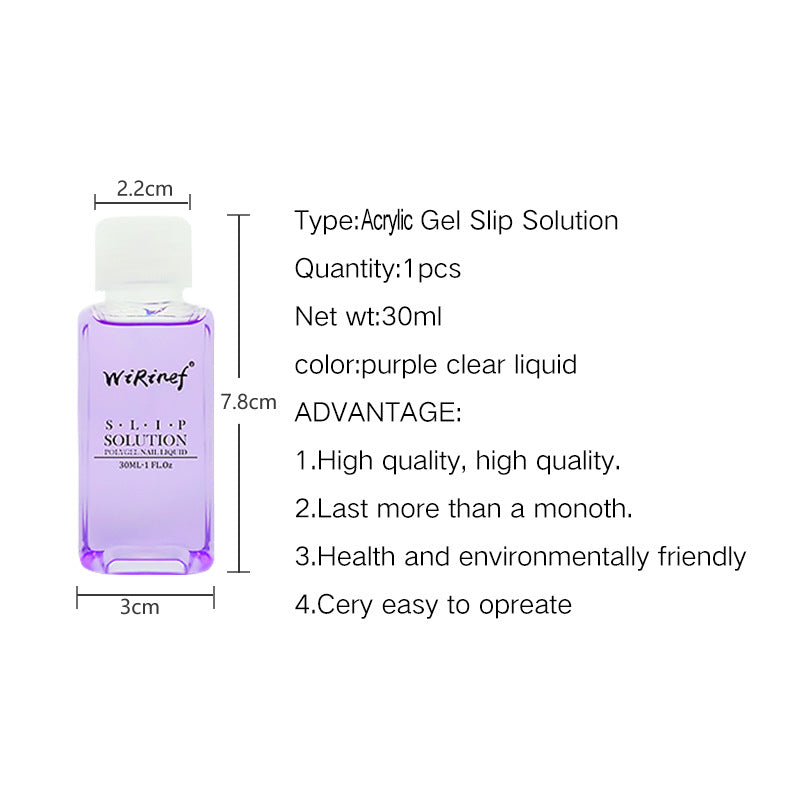 30ml Acrylic Gel Slip Solution