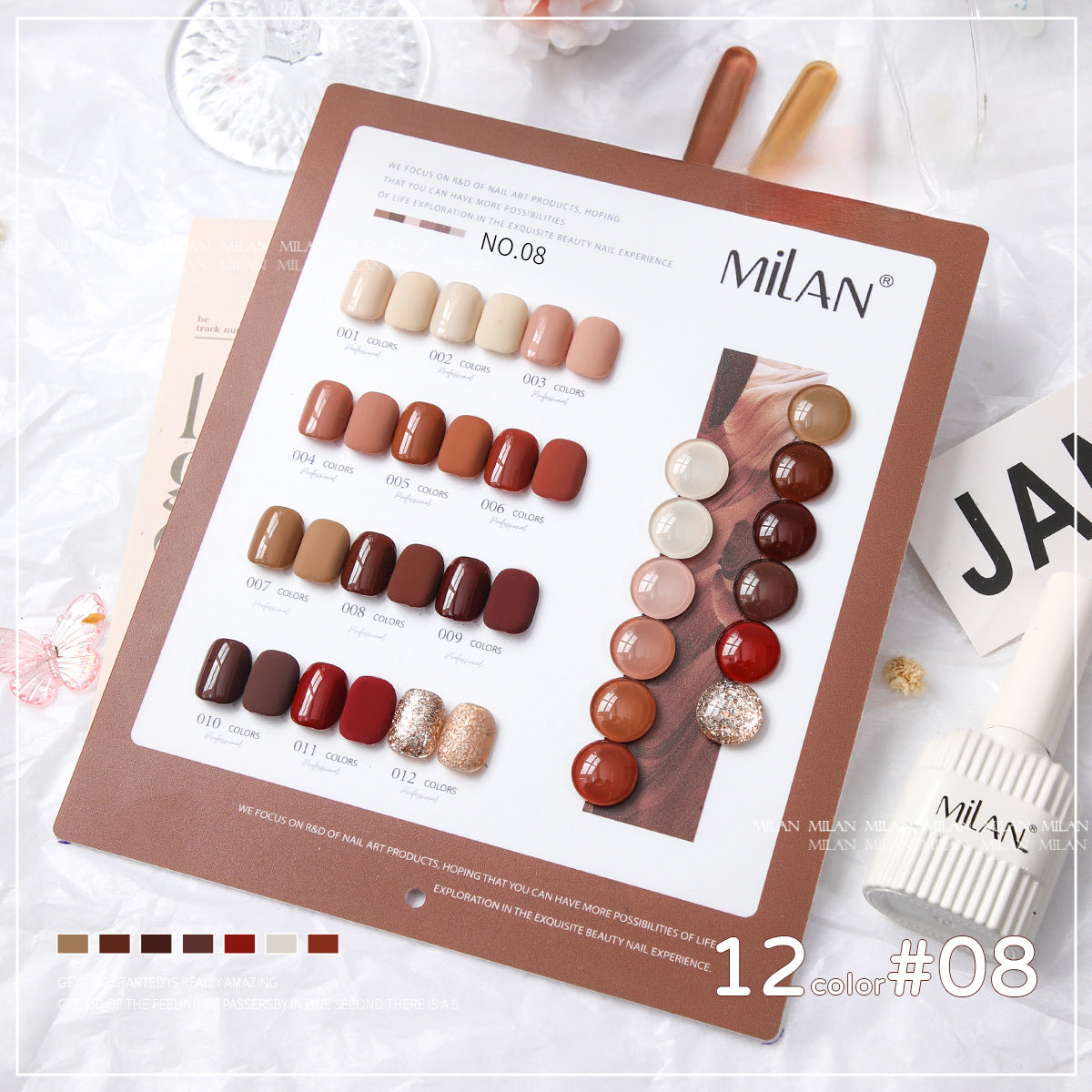 12 Colors Gel Polish Kit 15ml/pcs (with Display Board)
