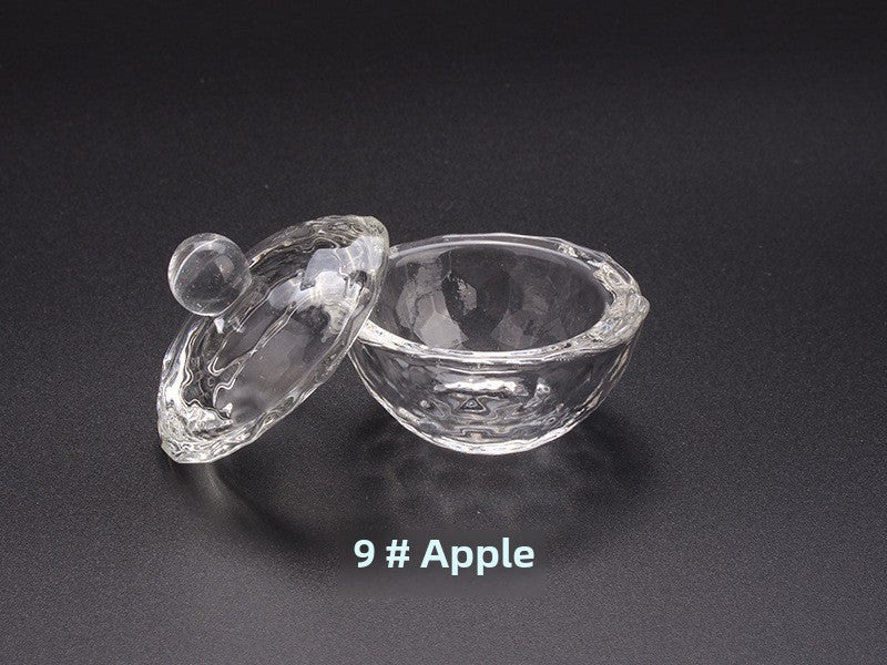 Multi-shaped Nail Art Acrylic Liquid Power Dappen Dish with Lid