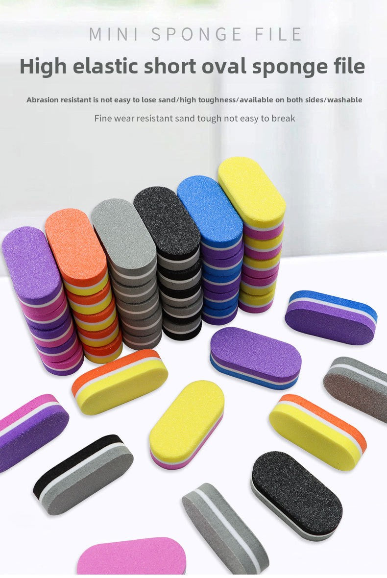 50PCS Sponge Mini Nail Files Bulk