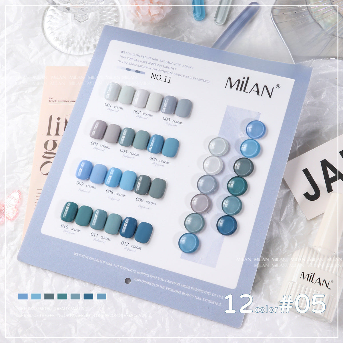 12 Colors Gel Polish Kit 15ml/pcs (with Display Board)