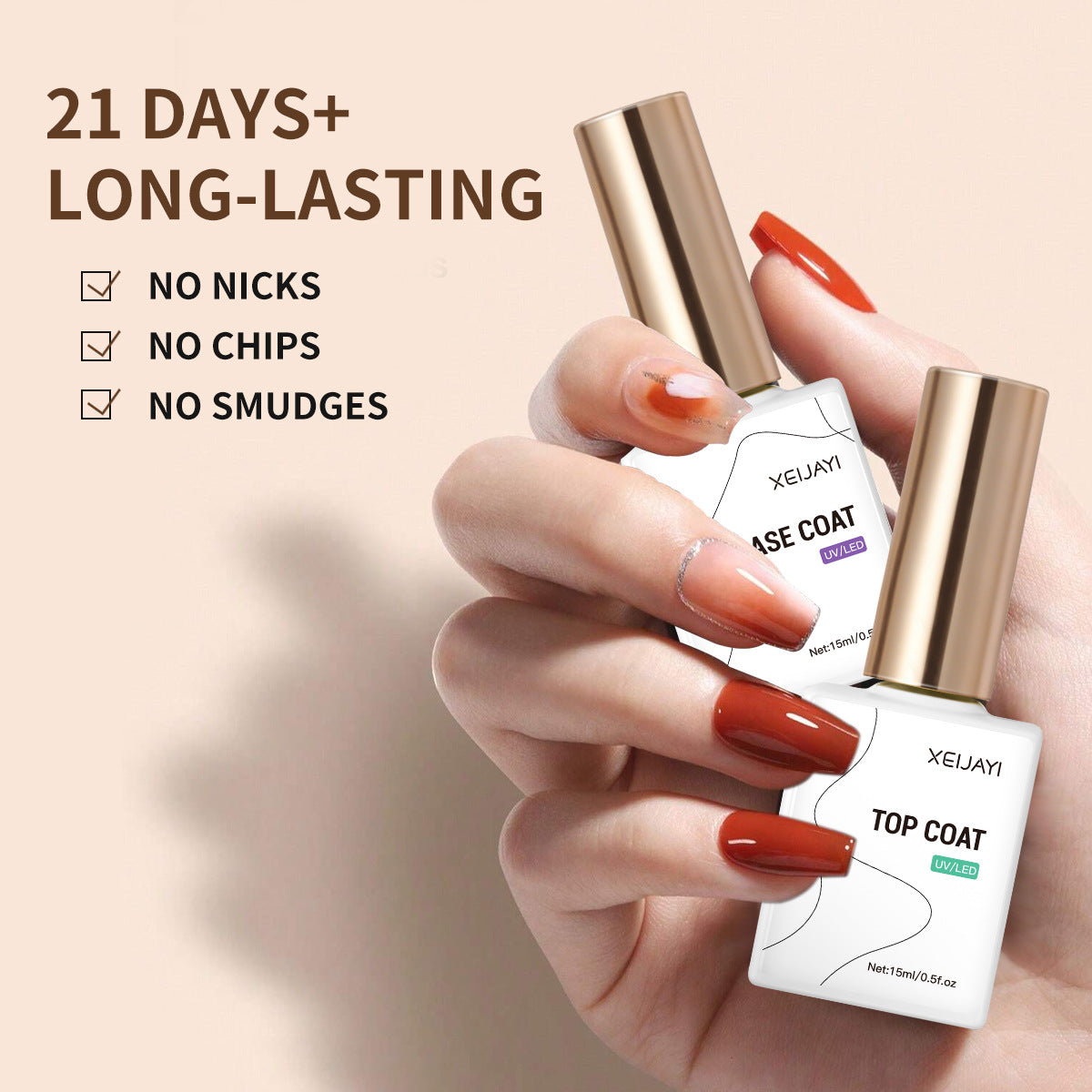 2pcs Base Coat and Top Coat Set