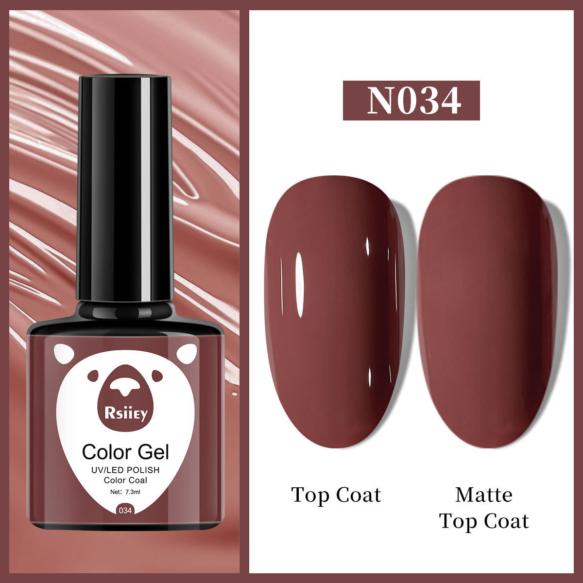 Nail Gel Polish Of 30 Solid Colors UV Gel Polish 7.3ml/pcs