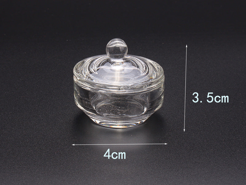 Multi-shaped Nail Art Acrylic Liquid Power Dappen Dish with Lid