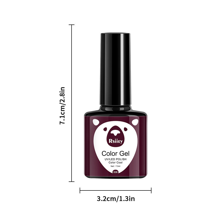 Wine Red Color Nail Gel Polish Soak Off UV Gel Polish Salon Gel Manicure Diy At Home Nail Art 7.3ml/pcs