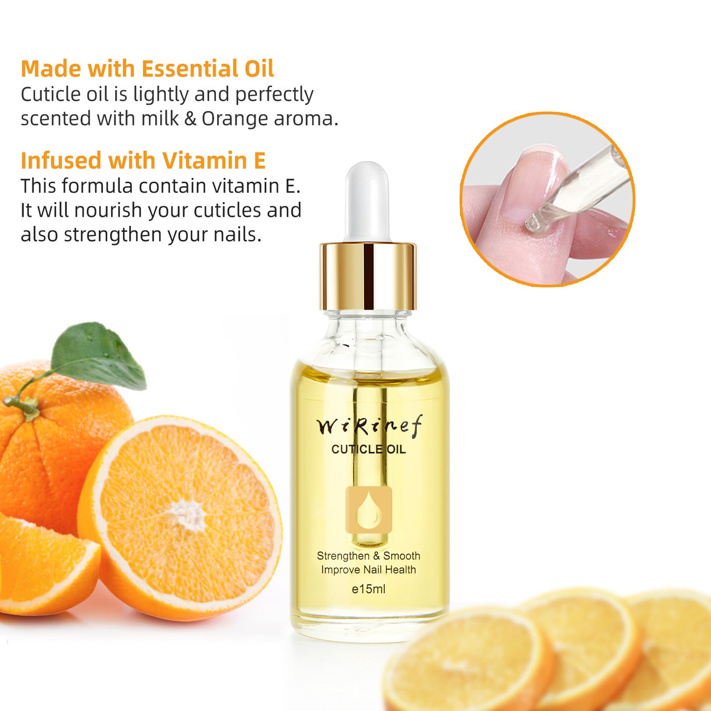 Cuticle Oil for Nail Moisturizes and Strengthens Nails