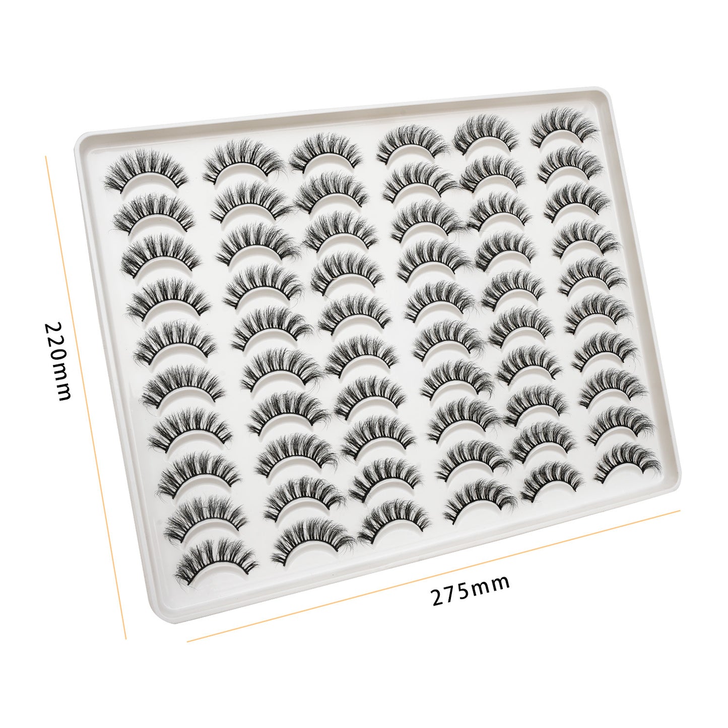 Fluffy false eyelashes