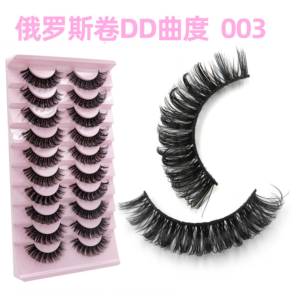 10 Pairs of D-curve Fans Eyelashes Extension Kit