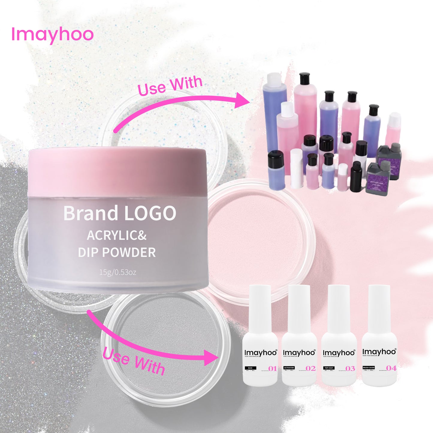 Custom Acrylic & Dipping Powder 1KG/30G
