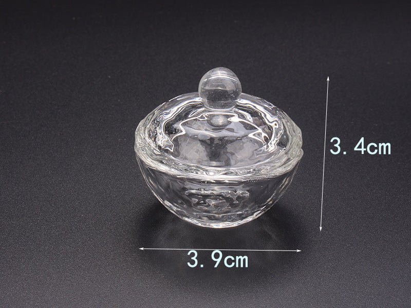 Multi-shaped Nail Art Acrylic Liquid Power Dappen Dish with Lid
