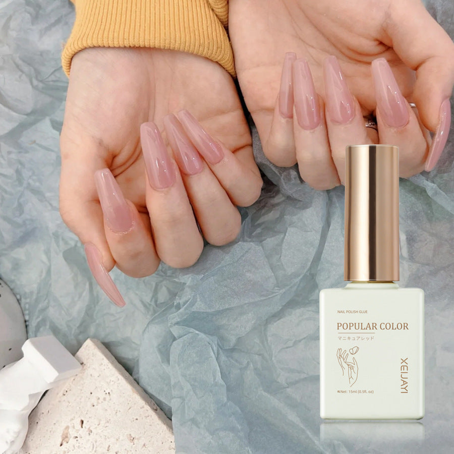 Nude Pink color nail polish UV gel polish salon gel manicure DIY at home nail art 15ml/0.5fl.oz/PCs