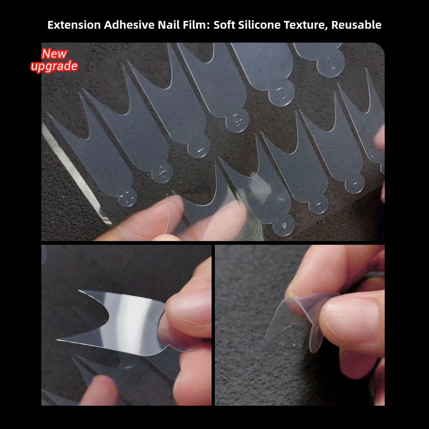 1 Sheet Nail Forms Mould Sticker 12pcs