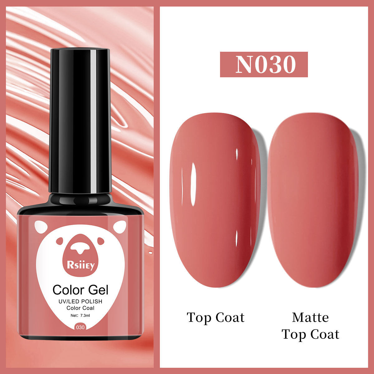 Nail Gel Polish Of 30 Solid Colors UV Gel Polish 7.3ml/pcs