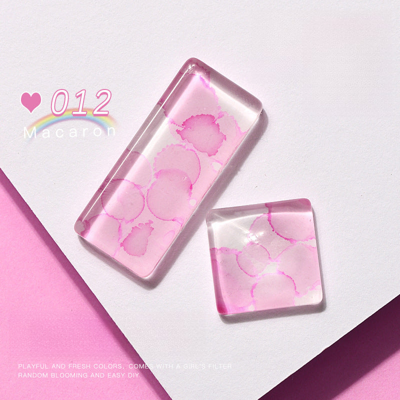 12 Colors Makron Nail Blooming Gel 15ml/0.5oz